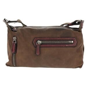 Berluti Leather Shoulder Bag Brown